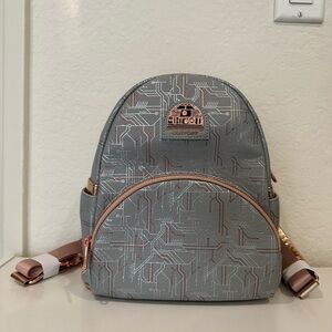 Star Wars Loungefly Galaxy’s Edge Black Spire Droid mini Backpack NWT
